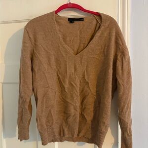 360 Cashmere 100% Cashmere Camel Knit Top